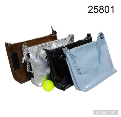 Imagen de CARTERA CON CORREA REGULABLE Y CADENA Y LLAVERO 1.26